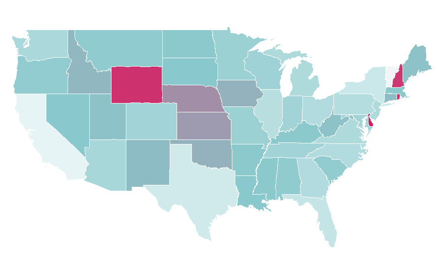 Affinity by region — Franquia, United States