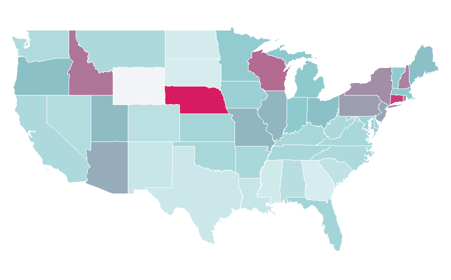 Affinity by region — Fred Astaire, United States
