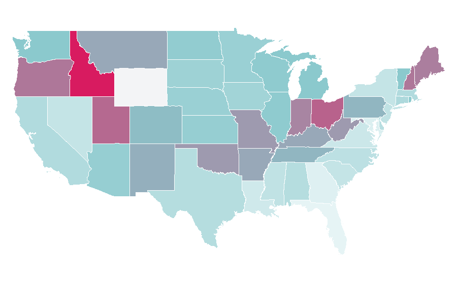 Affinity by region — Fred Savage, United States