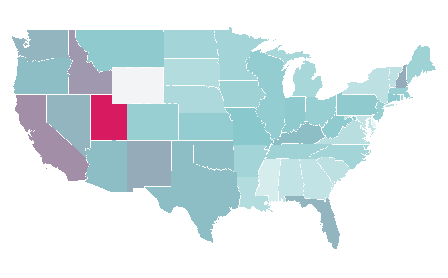 Affinity by region — Freddie Mercury, United States