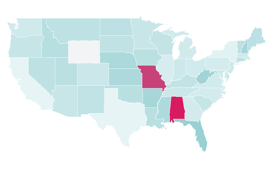 Affinity by region — Free Casual Games, United States