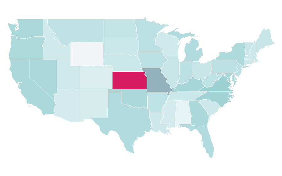 Affinity by region — Freedom Fighters, United States
