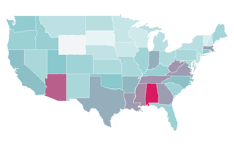 Affinity by region — Freemasonry, United States