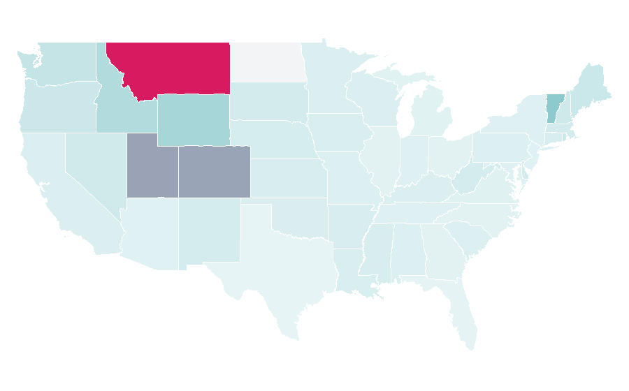 Affinity by region — Freeride World Tour, United States