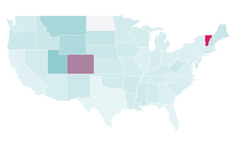 Affinity by region — Freeskiing, United States