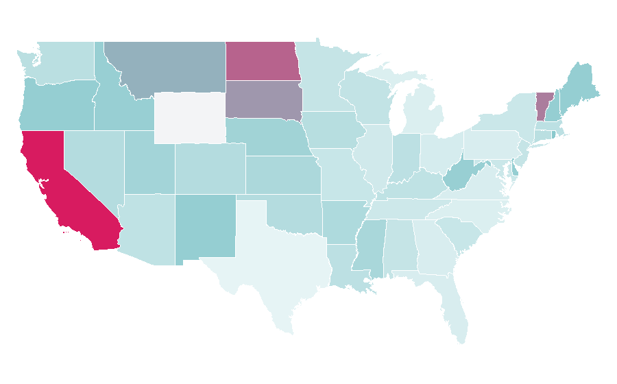 Affinity by region — Freestyle BMX, United States