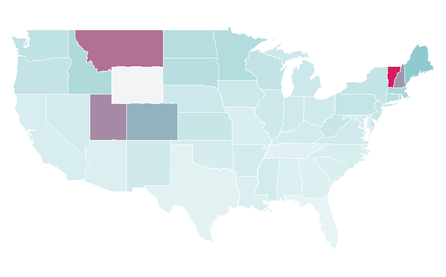 Affinity by region — Freestyle skiing, United States