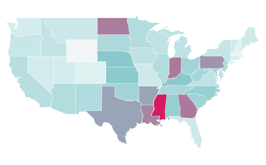Affinity by region — Freezing (manga), United States