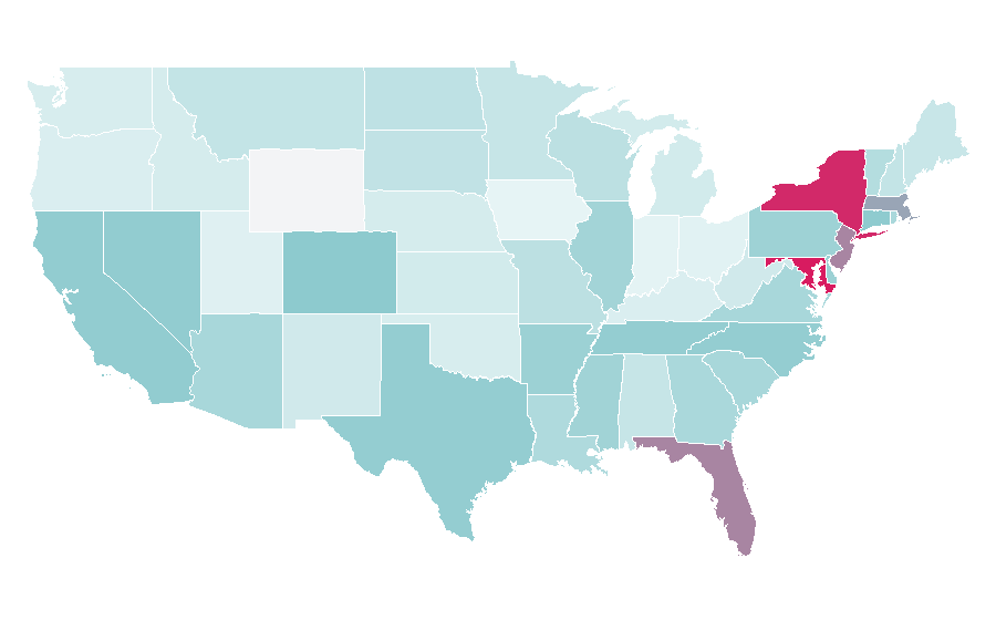 Affinity by region — Freixenet, United States