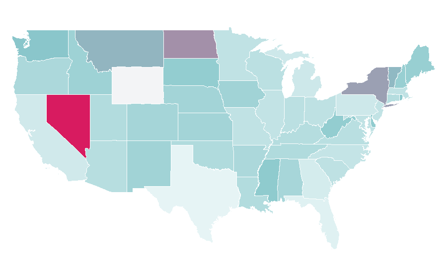 Affinity by region — Fremantle Football Club, United States