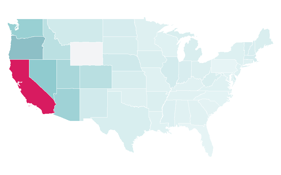 Affinity by region — Fremont, California, United States