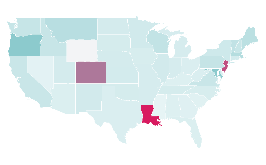 Affinity by region — French press, United States