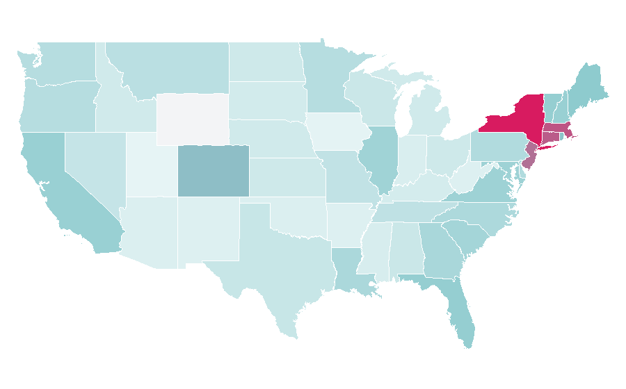 Affinity by region — French wine, United States