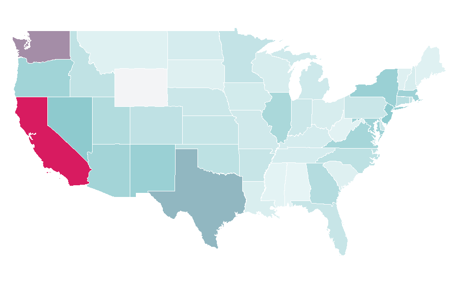 Affinity by region — Fresh Off the Boat, United States