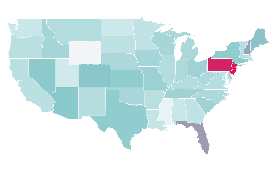 Affinity by region — Freshpet, United States