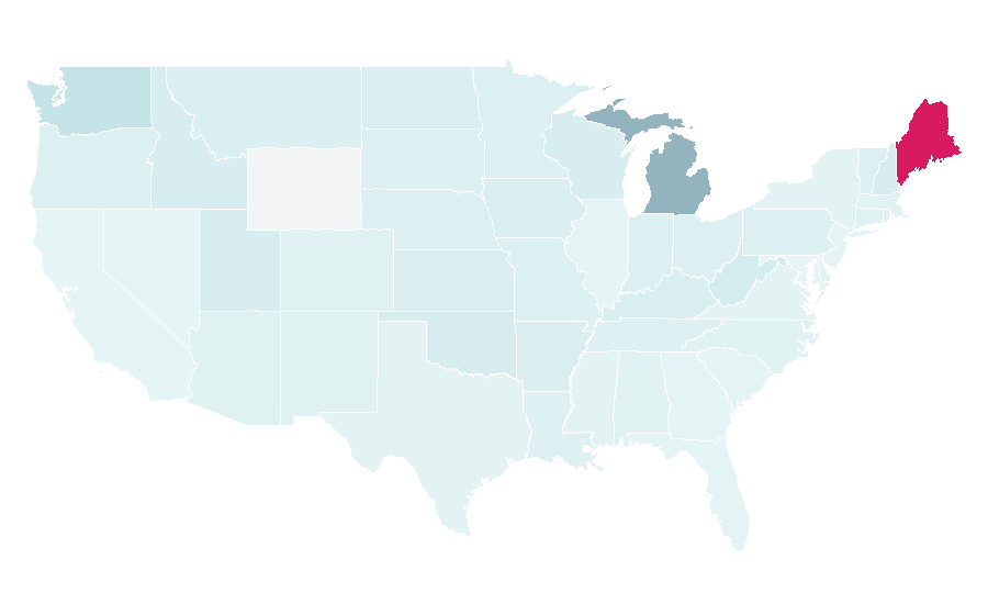 Affinity by region — Freya, United States