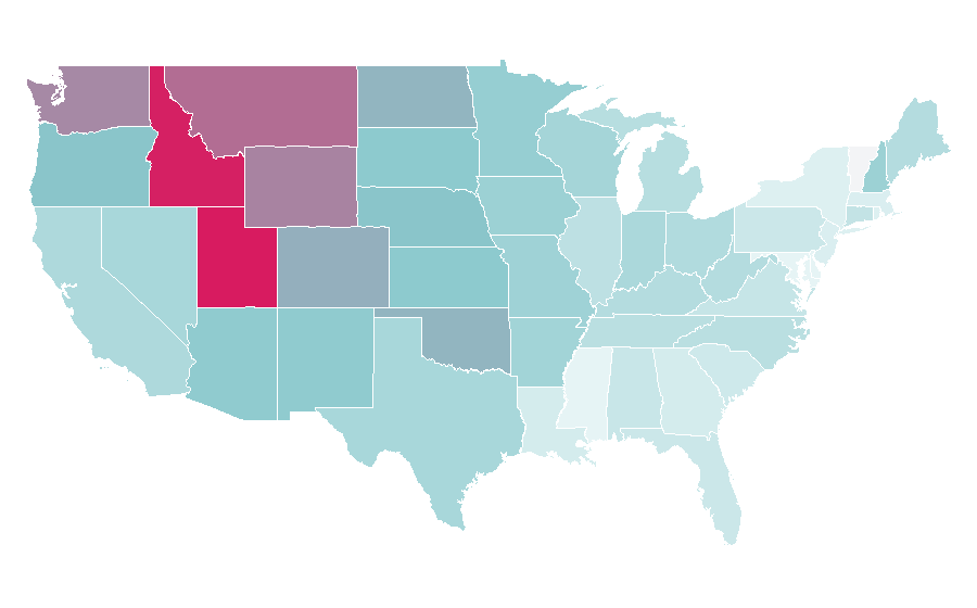 Affinity by region — Freya Allan, United States