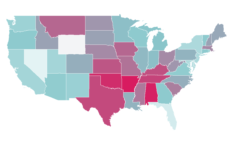 Affinity by region — Friday Night Lights (film), United States