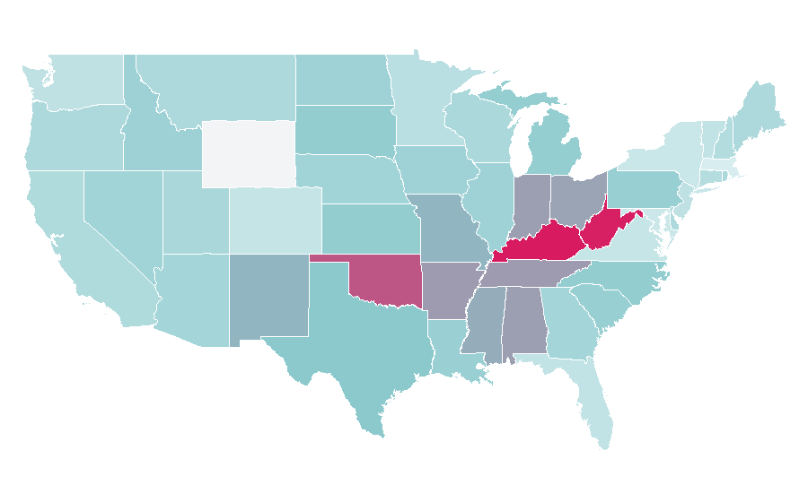 Affinity by region — Friday the 13th (2009 film), United States