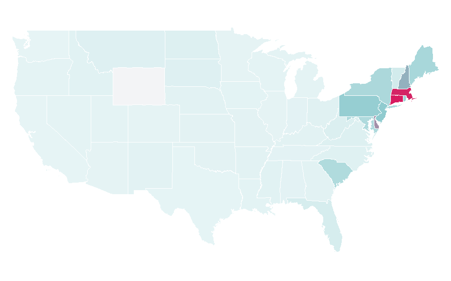 Affinity by region — Friendly's, United States