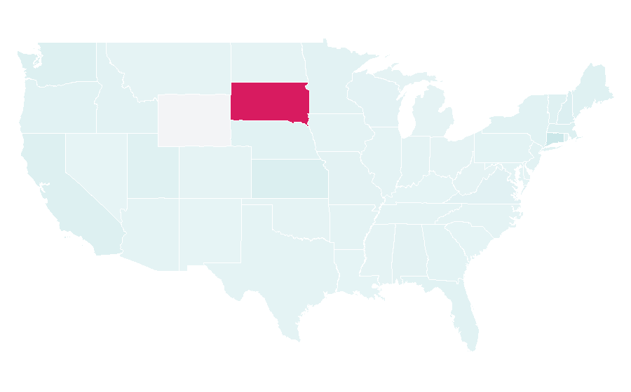 Affinity by region — Frisbee (TV channel), United States