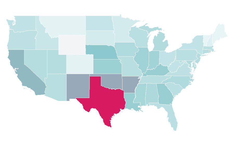 Affinity by region — Fritos, United States