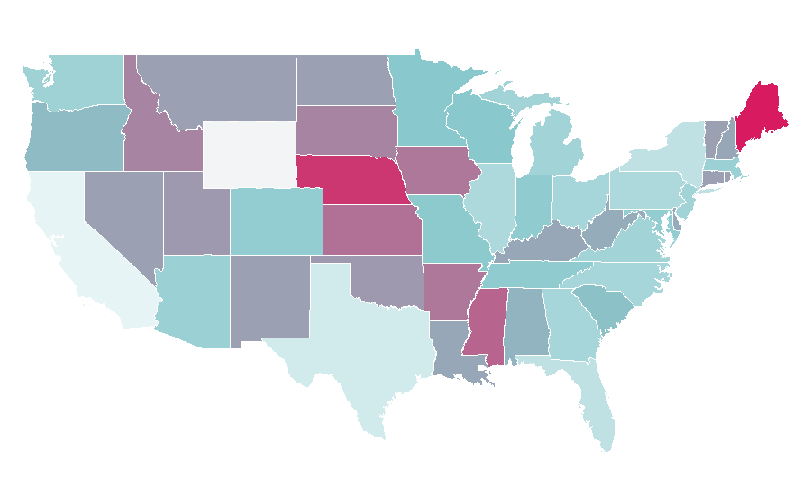 Affinity by region — Frittenwerk, United States