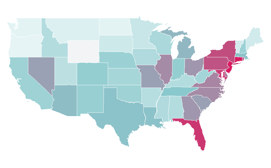 Affinity by region — From You Flowers, United States