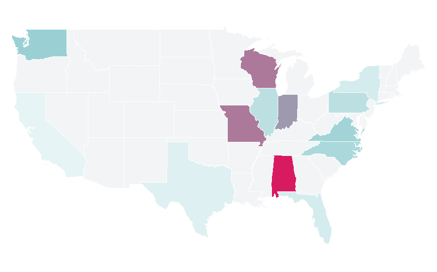 Affinity by region — Frugal Freebies, United States