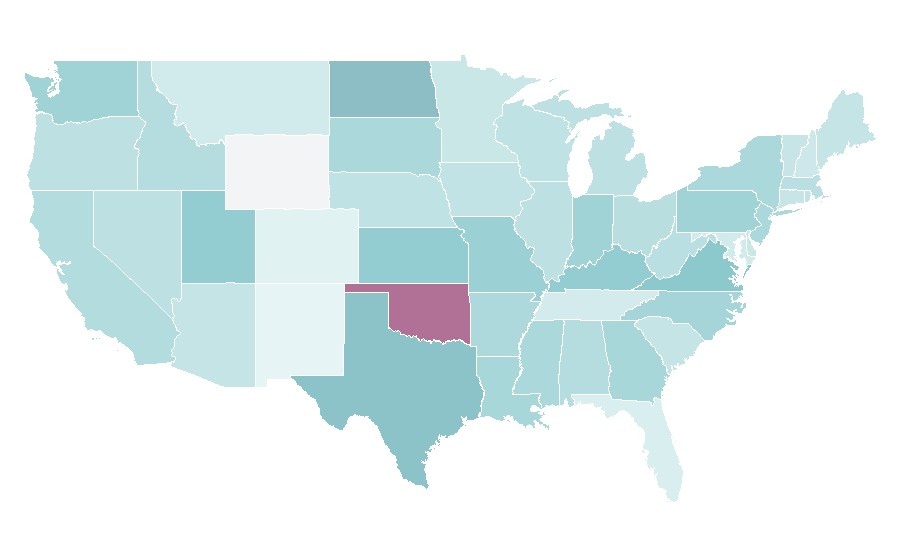 Affinity by region — Fruit Ninja, United States