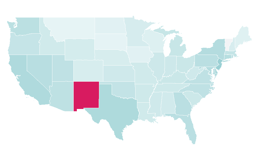 Affinity by region — Fruits Basket, United States