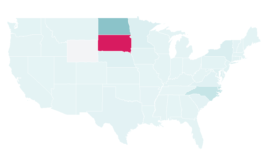 Affinität nach Region — Frying pan, USA