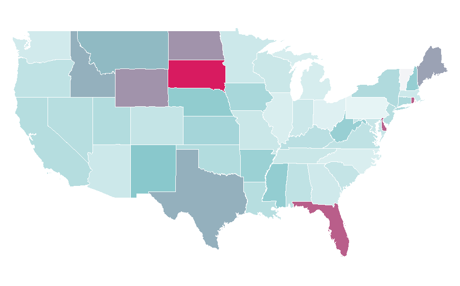 Affinity by region — Fundación, United States