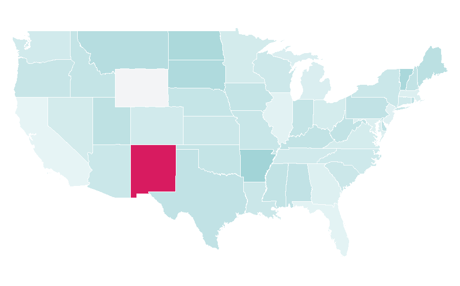 Affinity by region — Funny Pets, United States