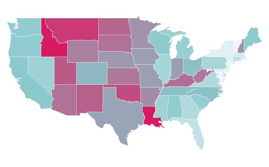 Affinity by region — Fury, United States