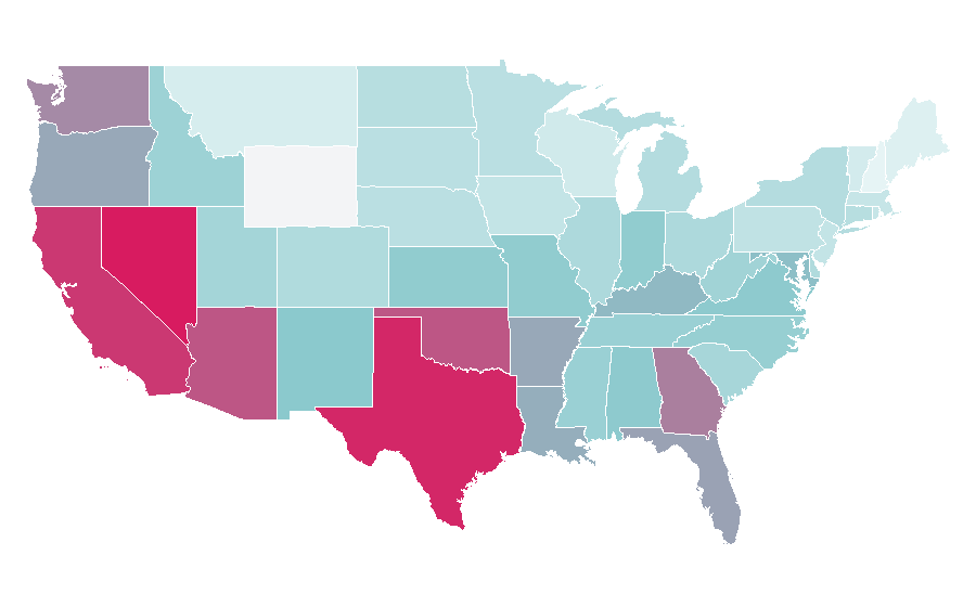 Affinity by region — Future Diary, United States