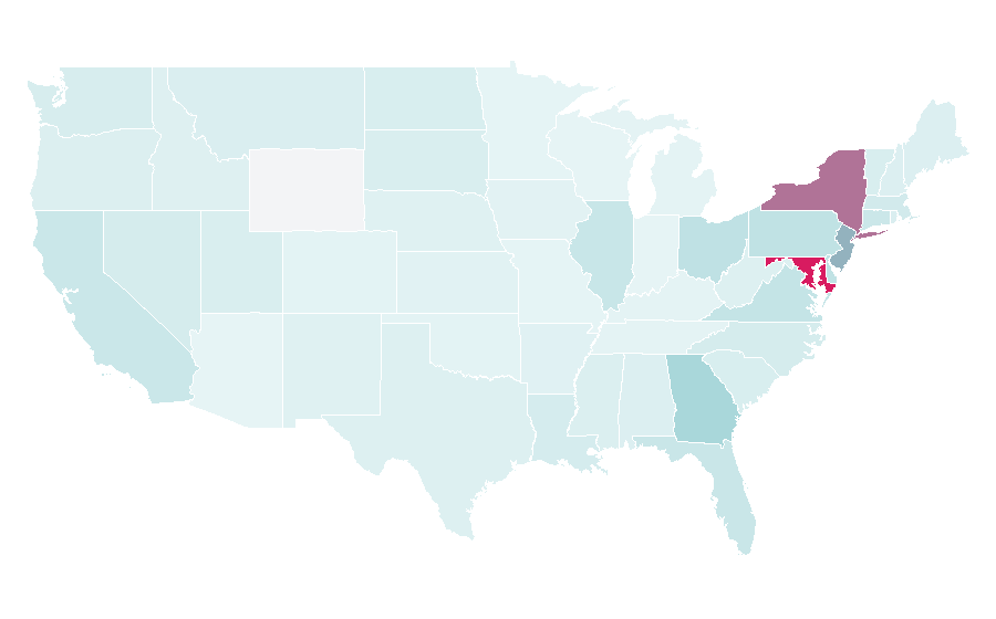 Affinity by region — G-Star Raw, United States