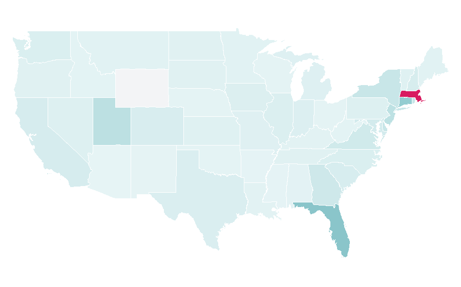 Affinity by region — G1 (Rede Globo), United States