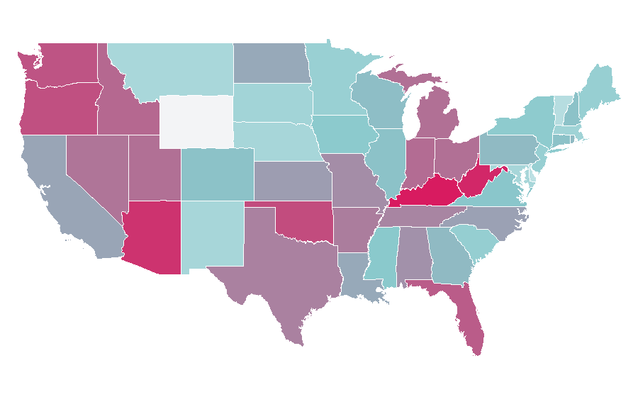 Affinity by region — G2A, United States