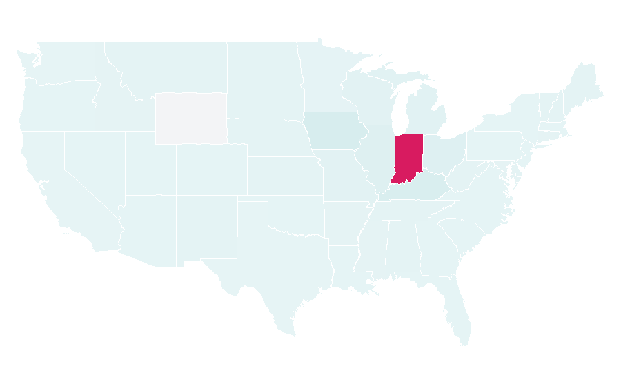 Affinity by region — Gainbridge Fieldhouse, United States