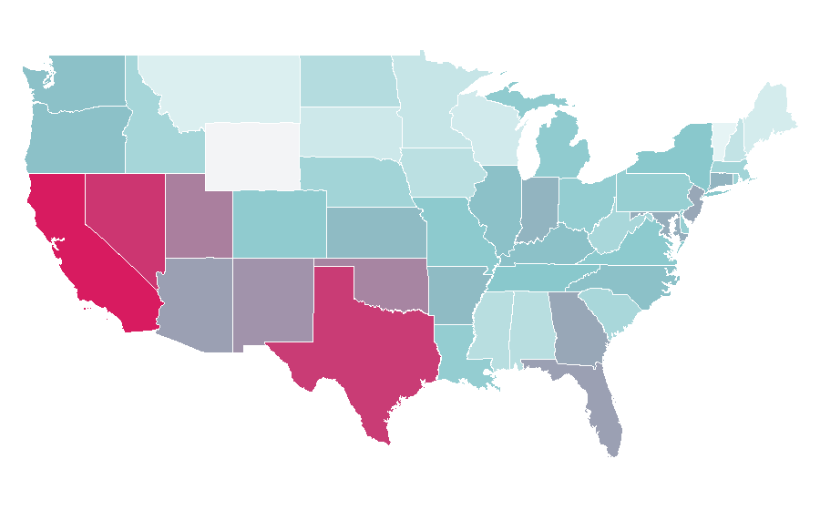 Affinity by region — Galactus, United States