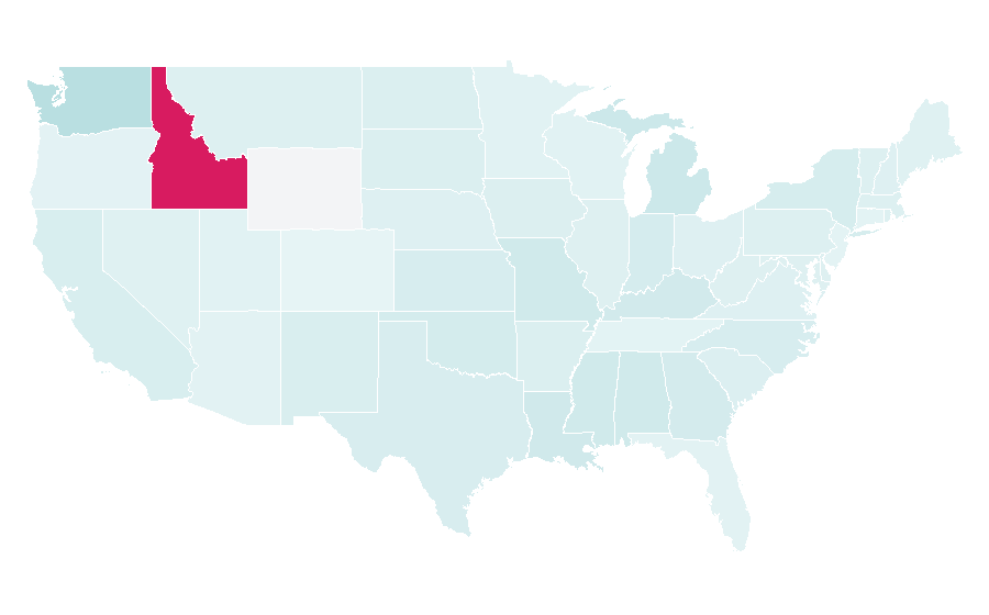 Affinity by region — Games played, United States