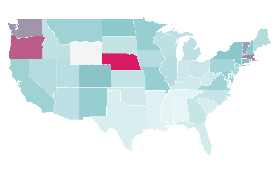 Affinity by region — Gang Starr, United States