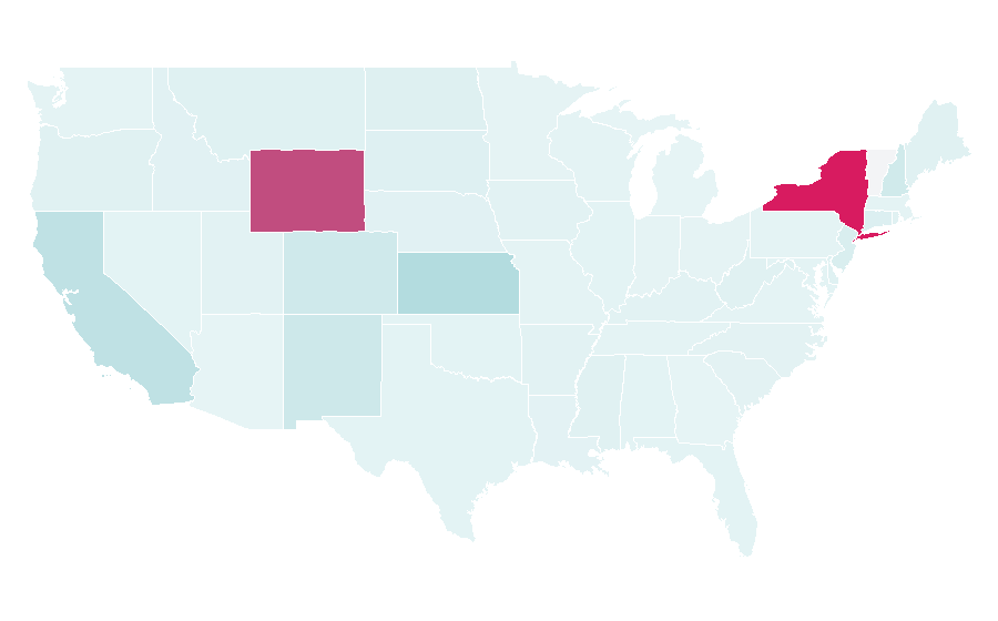 Affinity by region — Garden centre, United States