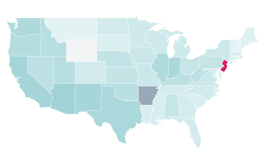 Affinity by region — Garfield, United States