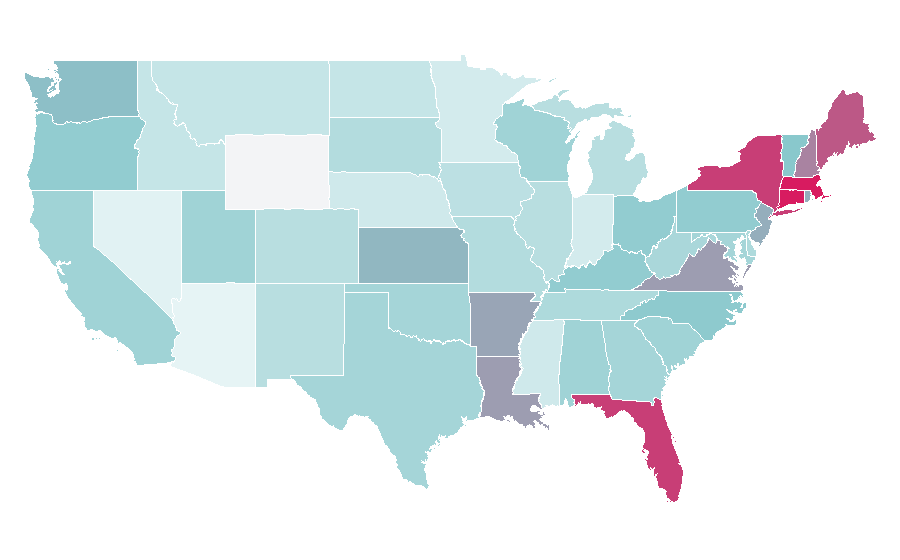 Affinity by region — Gaviscon, United States