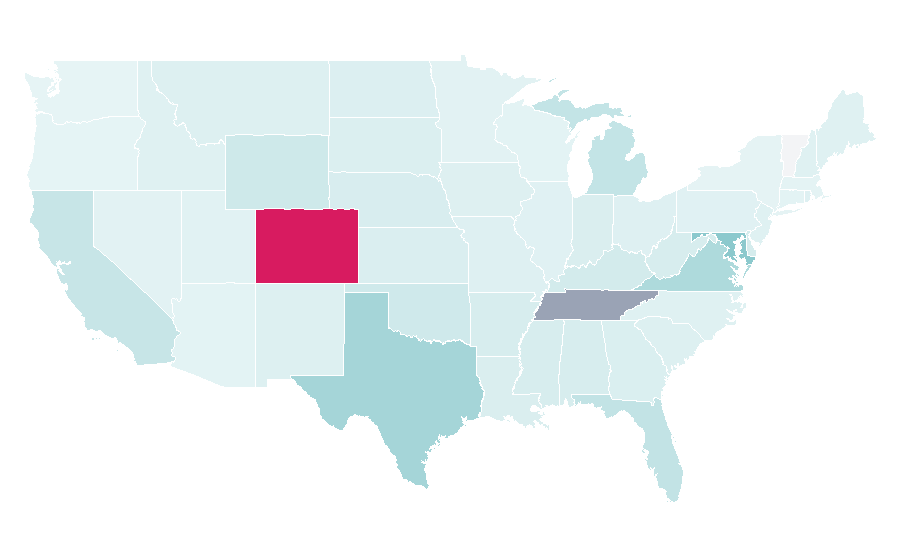 Affinity by region — Gaylord Hotels, United States