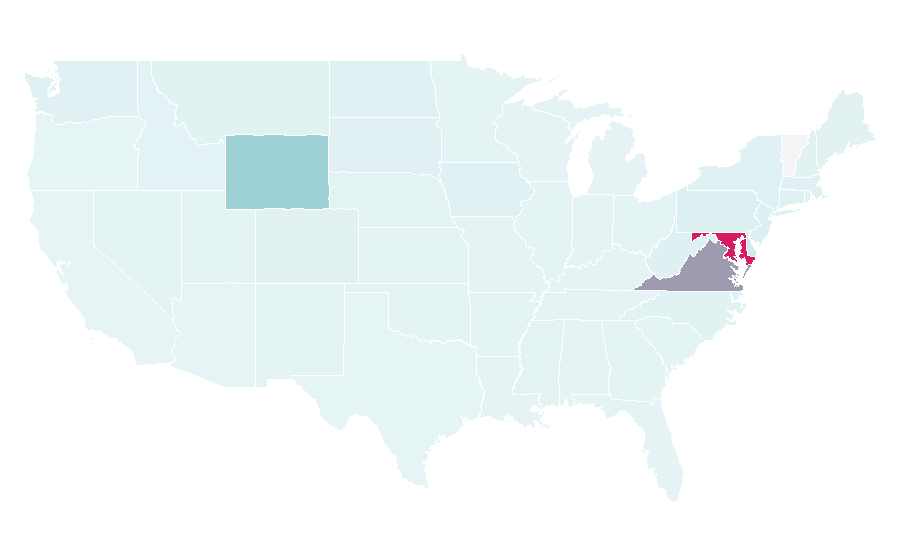 Affinity by region — Gaylord National Resort & Convention Center, United States