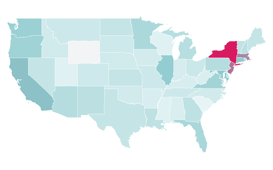 Affinity by region — Gaza City, United States