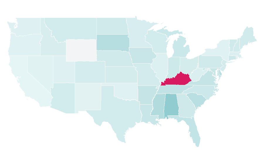 Affinity by region — GE Appliances, United States